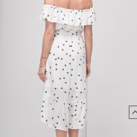 Payton Printed Off Shoulder Dress - Picture 4 of 4